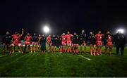 11 January 2020; Toulouse players celebrate following the Heineken Champions Cup Pool 5 Round 5 match between Connacht and Toulouse at The Sportsground in Galway. Photo by David Fitzgerald/Sportsfile