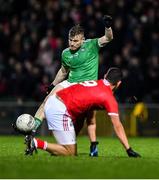 11 January 2020; Jamie Lee of Limerick shoots as Thomas Clancy of Cork looks on during the McGrath Cup Final match between Cork and Limerick at LIT Gaelic Grounds in Limerick. Photo by Piaras Ó Mídheach/Sportsfile