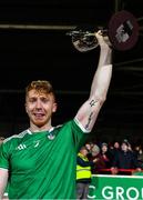 11 January 2020; Limerick captain Cian Lynch lifts the cup after the Co-Op Superstores Munster Hurling League Final match between Limerick and Cork at LIT Gaelic Grounds in Limerick. Photo by Piaras Ó Mídheach/Sportsfile