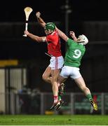 11 January 2020; Aidan Walsh of Cork in action against Cian Lynch of Limerick during the Co-Op Superstores Munster Hurling League Final match between Limerick and Cork at LIT Gaelic Grounds in Limerick. Photo by Piaras Ó Mídheach/Sportsfile