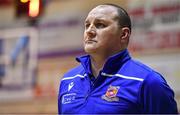 11 January 2020; Coghlan C&S Neptune assistant coach Darren Geaney during the Hula Hoops Men's Pat Duffy National Cup Semi-Final match between Griffith College Templeogue and Coughlan C&S Neptune at Neptune Stadium in Cork. Photo by Brendan Moran/Sportsfile