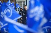 12 January 2020; Andrew Porter of Leinster arrives prior to the Heineken Champions Cup Pool 1 Round 5 match between Leinster and Lyon at the RDS Arena in Dublin. Photo by David Fitzgerald/Sportsfile