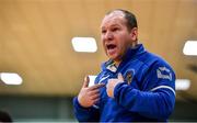 12 January 2020; Waterford United Wildcats coach Tommy O’Mahony during the Hula Hoops U18 Women's National Cup Semi-Final between Waterford Wildcats and DCU Mercy at Parochial Hall in Cork. Photo by Sam Barnes/Sportsfile