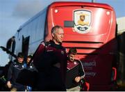 12 January 2020; Galway manager Shane O'Neill arrives prior to the Walsh Cup Semi-Final match between Dublin and Galway at Parnell Park in Dublin. Photo by Harry Murphy/Sportsfile
