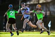 12 January 2020; Ronan Hayes of UCD in action against Podge Delaney of IT Carlow during the Fitzgibbon Cup Round 1 match between UCD and IT Carlow at UCD Billings Park in Belfield, Dublin. Photo by Ben McShane/Sportsfile