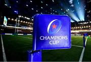 12 January 2020; A view of a Champions Cup corner flag prior to the Heineken Champions Cup Pool 4 Round 5 match between Racing 92 and Munster at Paris La Defence Arena, in Paris, France. Photo by Seb Daly/Sportsfile