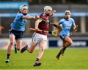 12 January 2020; Cathal Mannion of Galway in action against Alex O'Neill of Dublin during the Walsh Cup Semi-Final match between Dublin and Galway at Parnell Park in Dublin. Photo by Harry Murphy/Sportsfile