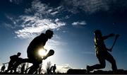 12 January 2020; Kilkenny players during a warm up routine before the Walsh Cup Semi-Final match between Kilkenny and Wexford at John Lockes GAA Club, John Locke Park in Callan, Kilkenny. Photo by Ray McManus/Sportsfile