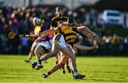 12 January 2020; Conor Fogarty of Kilkenny in action against Jack O'Connor of Wexford during the Walsh Cup Semi-Final match between Kilkenny and Wexford at John Lockes GAA Club, John Locke Park in Callan, Kilkenny. Photo by Ray McManus/Sportsfile