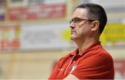 12 January 2020; Templeogue coach Roy Harper during the Hula Hoops U20 Men's National Cup Semi-Final between Moycullen BC and Templeogue BC at Neptune Stadium in Cork. Photo by Brendan Moran/Sportsfile