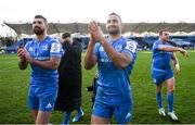 12 January 2020; Dave Kearney, right, and Rob Kearney of Leinster following the Heineken Champions Cup Pool 1 Round 5 match between Leinster and Lyon at the RDS Arena in Dublin. Photo by Ramsey Cardy/Sportsfile