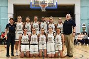 12 January 2020; The Ulster University team ahead of the Hula Hoops Women's Division One National Cup Semi-Final between Ulster University and Trinity Meteors at Parochial Hall in Cork. Photo by Sam Barnes/Sportsfile