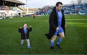 12 January 2020; Cian Healy of Leinster and Luca Sexton following the Heineken Champions Cup Pool 1 Round 5 match between Leinster and Lyon at the RDS Arena in Dublin. Photo by Ramsey Cardy/Sportsfile