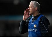 12 January 2020; Galway manager Shane O'Neill during the Walsh Cup Semi-Final match between Dublin and Galway at Parnell Park in Dublin. Photo by Harry Murphy/Sportsfile