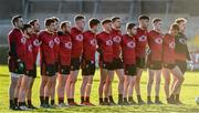 12 January 2020; The Down team stands for the anthem before the Bank of Ireland Dr McKenna Cup Semi-Final match between Tyrone and Down at the Athletic Grounds in Armagh. Photo by Oliver McVeigh/Sportsfile