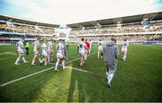 11 January 2020; Ulster players thank their supporters after the Heineken Champions Cup Pool 3 Round 5 match between ASM Clermont Auvergne and Ulster at Stade Marcel-Michelin in Clermont-Ferrand, France. Photo by John Dickson/Sportsfile