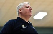 12 January 2020; Ulster University coach Patrick O’Neill  during the Hula Hoops Women's Division One National Cup Semi-Final between Ulster University and Trinity Meteors at Parochial Hall in Cork. Photo by Sam Barnes/Sportsfile