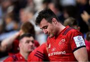 12 January 2020; Niall Scannell of Munster following his side's defeat during the Heineken Champions Cup Pool 4 Round 5 match between Racing 92 and Munster at Paris La Defence Arena in Paris, France. Photo by Seb Daly/Sportsfile