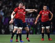 12 January 2020; Munster players, from left, Peter O’Mahony, Niall Scannell and CJ Stander during the Heineken Champions Cup Pool 4 Round 5 match between Racing 92 and Munster at Paris La Defence Arena in Paris, France. Photo by Seb Daly/Sportsfile