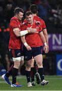 12 January 2020; Peter O’Mahony, left, and Dave Kilcoyne during the Heineken Champions Cup Pool 4 Round 5 match between Racing 92 and Munster at Paris La Defence Arena in Paris, France. Photo by Seb Daly/Sportsfile