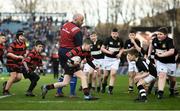 12 January 2020; Action from the Bank of Ireland Half-Time Minis between Longford RFC and Clane Rugby club at the Heineken Champions Cup Pool 1 Round 5 match between Leinster and Lyon at the RDS Arena in Dublin. Photo by David Fitzgerald/Sportsfile