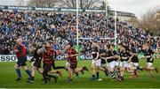 12 January 2020; Action from the Bank of Ireland Half-Time Minis between Longford RFC and Clane Rugby club at the Heineken Champions Cup Pool 1 Round 5 match between Leinster and Lyon at the RDS Arena in Dublin. Photo by David Fitzgerald/Sportsfile