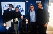12 January 2020; Leinster supporters meet Joe Tomane, Ed Byrne and Adam Byrne in the Blue Room at the Heineken Champions Cup Pool 1 Round 5 match between Leinster and Lyon at the RDS Arena in Dublin. Photo by David Fitzgerald/Sportsfile