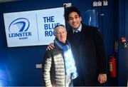 12 January 2020; Leinster supporters meet Joe Tomane, Ed Byrne and Adam Byrne in the Blue Room at the Heineken Champions Cup Pool 1 Round 5 match between Leinster and Lyon at the RDS Arena in Dublin. Photo by David Fitzgerald/Sportsfile