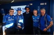 12 January 2020; Leinster supporters meet Joe Tomane, Ed Byrne and Adam Byrne in the Blue Room at the Heineken Champions Cup Pool 1 Round 5 match between Leinster and Lyon at the RDS Arena in Dublin. Photo by David Fitzgerald/Sportsfile