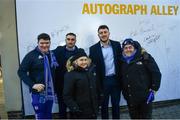 12 January 2020; Leinster supporters meet Ronan Kelleher, Will Connors and James Ryan in autograph alley at the Heineken Champions Cup Pool 1 Round 5 match between Leinster and Lyon at the RDS Arena in Dublin. Photo by David Fitzgerald/Sportsfile
