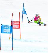 13 January 2020; Matt Ryan of Team Ireland competing in the Alpine Skiing, Men's Giant Slalom during day four of the Winter Youth Olympic Games in Les Diablerets, Switzerland. Photo by Eóin Noonan/Sportsfile