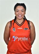 11 January 2020; Leah Rutherford of Pyrobel Killester during a squad portrait session at Neptune Stadium in Cork. Photo by Brendan Moran/Sportsfile