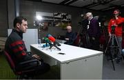14 January 2020; Munster head coach Johann van Graan during a Munster Rugby press conference at University of Limerick in Limerick. Photo by Matt Browne/Sportsfile