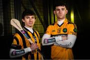 14 January 2020; Russell Rovers and former Cork Hurler Brian Hartnett is pictured alongside Conahy Shamrocks Hurler James Bergin ahead of the AIB GAA All-Ireland Junior Club Hurling Championship Final on Saturday January 18th at Croke Park. AIB is in its 29th year sponsoring the GAA Club Championship and is delighted to continue to support the Junior, Intermediate and Senior Championships across football, hurling and camogie. For exclusive content and behind the scenes action throughout the AIB GAA & Camogie Club Championships follow AIB GAA on Facebook, Twitter, Instagram and Snapchat. Photo by Ramsey Cardy/Sportsfile