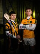 14 January 2020; Russell Rovers and former Cork Hurler Brian Hartnett is pictured alongside Conahy Shamrocks Hurler James Bergin ahead of the AIB GAA All-Ireland Junior Club Hurling Championship Final on Saturday January 18th at Croke Park. AIB is in its 29th year sponsoring the GAA Club Championship and is delighted to continue to support the Junior, Intermediate and Senior Championships across football, hurling and camogie. For exclusive content and behind the scenes action throughout the AIB GAA & Camogie Club Championships follow AIB GAA on Facebook, Twitter, Instagram and Snapchat. Photo by Ramsey Cardy/Sportsfile