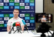 14 January 2020; Keith Earls during a Munster Rugby press conference at University of Limerick in Limerick. Photo by Matt Browne/Sportsfile