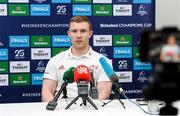 14 January 2020; Keith Earls during a Munster Rugby press conference at University of Limerick in Limerick. Photo by Matt Browne/Sportsfile