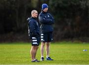 14 January 2020; Head coach Leo Cullen, right, and Senior coach Stuart Lancaster during a Leinster Rugby squad training session at Leinster Rugby Headquarters in UCD, Dublin. Photo by Harry Murphy/Sportsfile