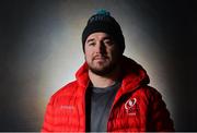 14 January 2020; Rob Herring poses for a portrait after an Ulster Rugby press conference at Kingspan Stadium in Belfast. Photo by Oliver McVeigh/Sportsfile