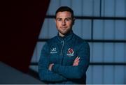 14 January 2020; John Cooney poses for a portrait after an Ulster Rugby press conference at Kingspan Stadium in Belfast. Photo by Oliver McVeigh/Sportsfile