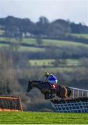15 January 2020; Instant Return, with Paddy Kennedy up, jump on their way to winning the Ladbrokes 'Where The Nation Plays' Maiden Hurdle at Punchestown Racecourse in Kildare. Photo by Harry Murphy/Sportsfile