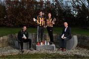 16 January 2020; From left, Kilkenny camogie manager Brian Dowling, Kilkenny player Paddy Deegan, Kilkenny camogie player Claire Phelan and Kilkenny manager Brian Cody in attendance as Glanbia Launch their 2020 Kilkenny Hurling & Camogie Sponsorship at Glanbia House in Kilkenny. Photo by Matt Browne/Sportsfile