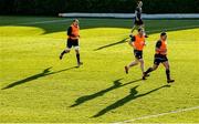 17 January 2020; Rhys Ruddock, left, Peter Dooley, centre, and Tadhg Furlong during the Leinster Rugby captain's run at Stadio Comunale di Monigo in Treviso, Italy. Photo by Ramsey Cardy/Sportsfile