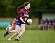 22 June 2019; Emma Tumelty of Westmeath during the Ladies Football All-Ireland U14 Bronze Final 2019 match between Derry and Westmeath at St Aidan's GAA Club in Templeport, Cavan. Photo by Ray McManus/Sportsfile