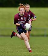 22 June 2019; Emer Fogarty of Westmeath during the Ladies Football All-Ireland U14 Bronze Final 2019 match between Derry and Westmeath at St Aidan's GAA Club in Templeport, Cavan. Photo by Ray McManus/Sportsfile