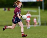 22 June 2019; Emer Fogarty of Westmeath during the Ladies Football All-Ireland U14 Bronze Final 2019 match between Derry and Westmeath at St Aidan's GAA Club in Templeport, Cavan. Photo by Ray McManus/Sportsfile