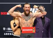 17 January 2020; Conor McGregor weighs-in ahead of his UFC 246 Welterweight bout against Donald Cerrone at the T-Mobile Arena in Las Vegas, Nevada, USA. Photo by Mark J. Rebilas / USA TODAY Sports via Sportsfile