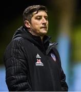 17 January 2020; Derry City manager Declan Devine during the Pre-Season Friendly between Drogheda United and Derry City at United Park in Drogheda, Co. Louth. Photo by Ben McShane/Sportsfile