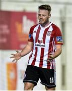 17 January 2020; Conor Clifford of Derry City reacts after a missed opportunity during the Pre-Season Friendly between Drogheda United and Derry City at United Park in Drogheda, Co. Louth. Photo by Ben McShane/Sportsfile