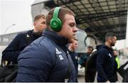 18 January 2020; Seán Cronin of Leinster arrives ahead of the Heineken Champions Cup Pool 1 Round 6 match between Benetton and Leinster at the Stadio Comunale di Monigo in Treviso, Italy. Photo by Ramsey Cardy/Sportsfile